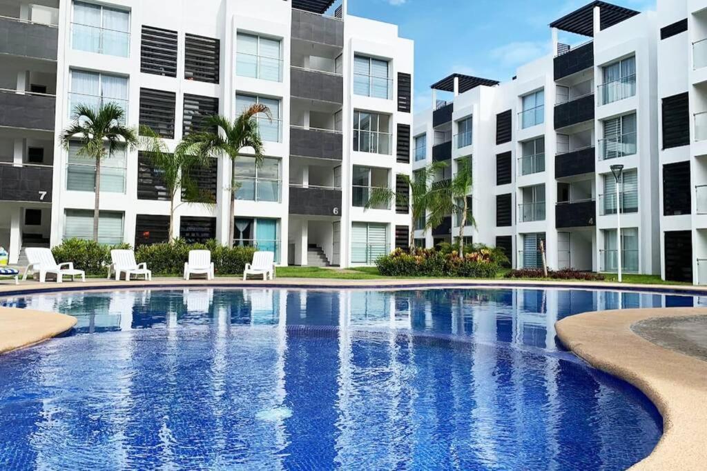 ¡Nuevo! Hermoso Departamento Con Alberca. Manzanillo Exterior photo